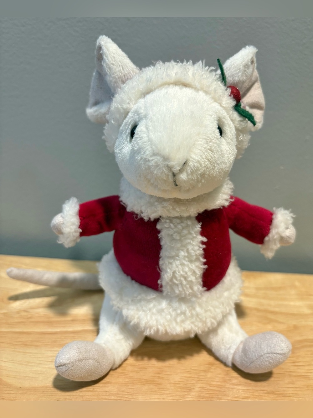 Jellycat Merry Mouse Christmas Plush Santa Outfit Holiday Mouse 7”